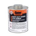 Oatey CPVC INDUSTRIAL CEMENT, 32 OZ, TRANSLUCENT LIQUID, ORANGE 30332